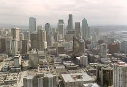 Seattle vanaf de Space Needle