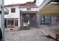 De oude binnenstad van Skopje