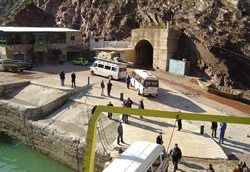 Het inschepen op de boot