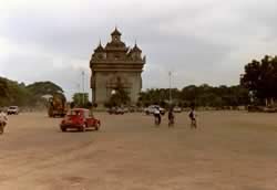 National Monument (vertical runway), Vientiane