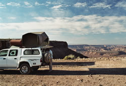 De kampeerplek bij de Fish River Canyon