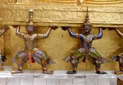 Details van de Grand Palace, Bangkok